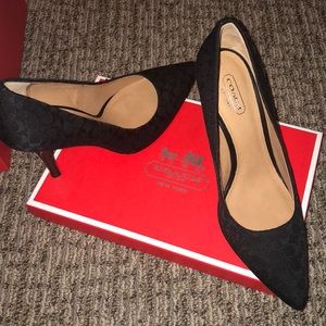 Coach heels size 7.5